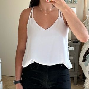 White Blouse Tank
